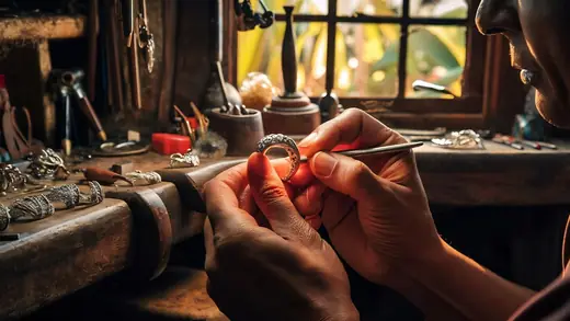 Handcrafted 925 silver jewellery Ahmedabad