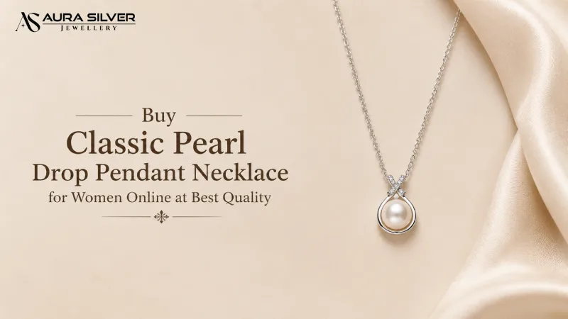 Buy Classic Pearl Drop Pendant Necklace for Women Online at Best Quality