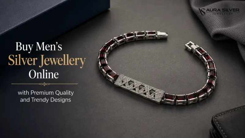 Buy Men’s Silver Jewellery Online with Premium Quality and Trendy Designs