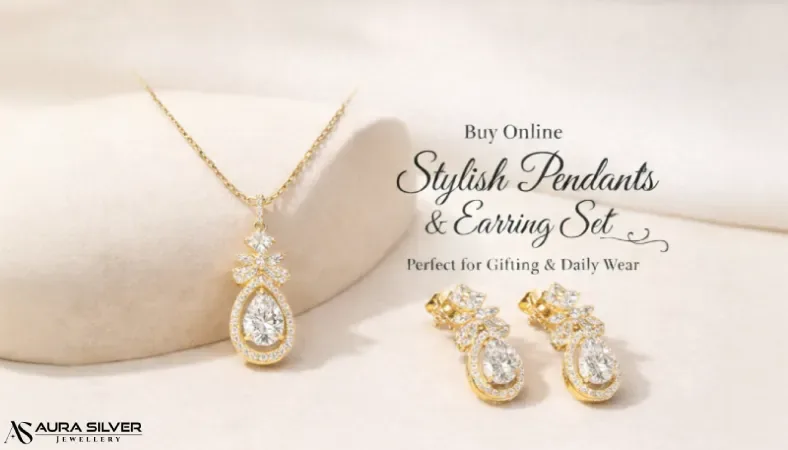 Buy Online Stylish Pendants & Earring Set: Perfect for Gifting & Daily Wear