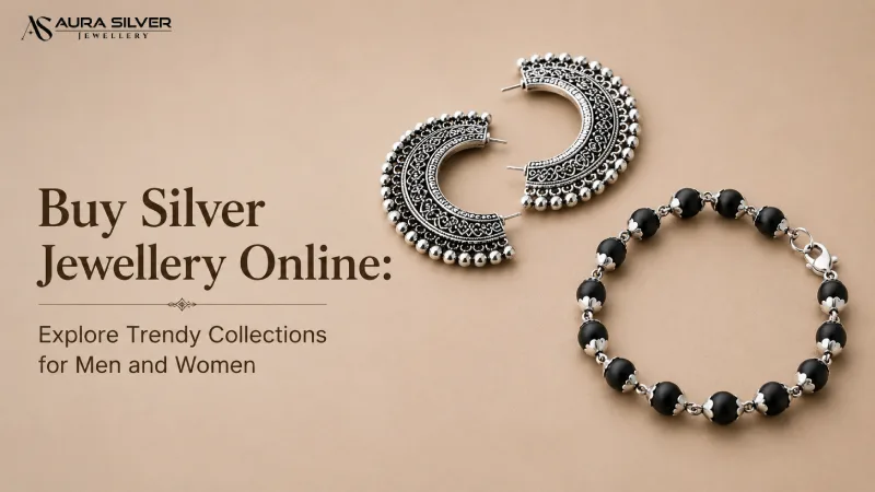 Buy Silver Jewellery Online: Explore Trendy Collections for Men and Women