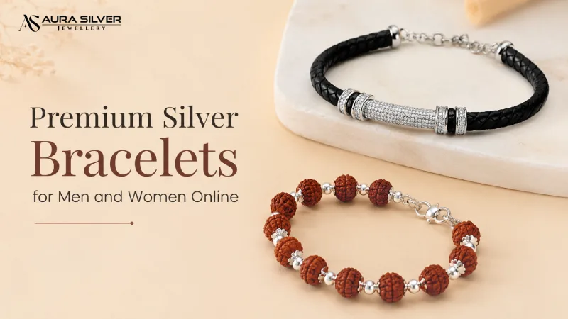 Premium Silver Bracelets for Men and Women Online