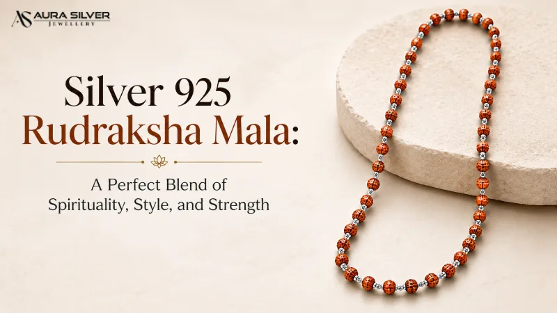 Silver 925 Rudraksha Mala: A Perfect Blend of Spirituality, Style, and Strength