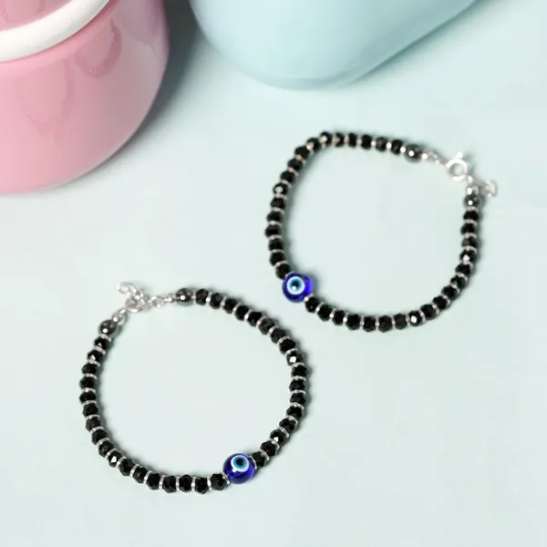Pure 925 Silver Evil Eye Nazariya Bracelet