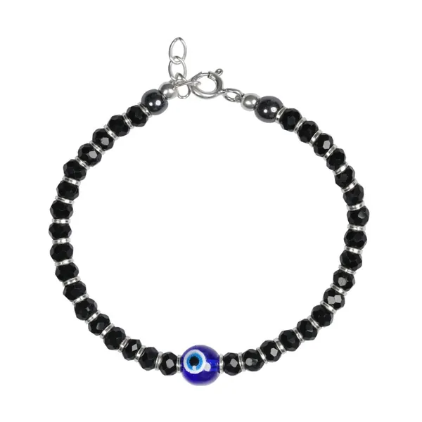 Pure 925 Silver Evil Eye Nazariya Bracelet - view 4