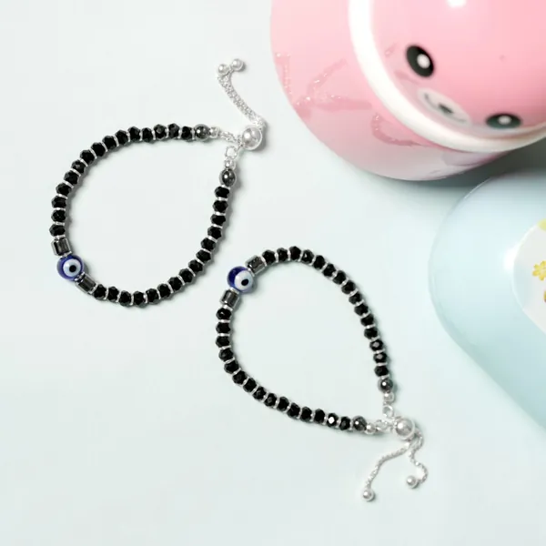Evil Eye Crystal Baby Nazariya Bracelet - view 3