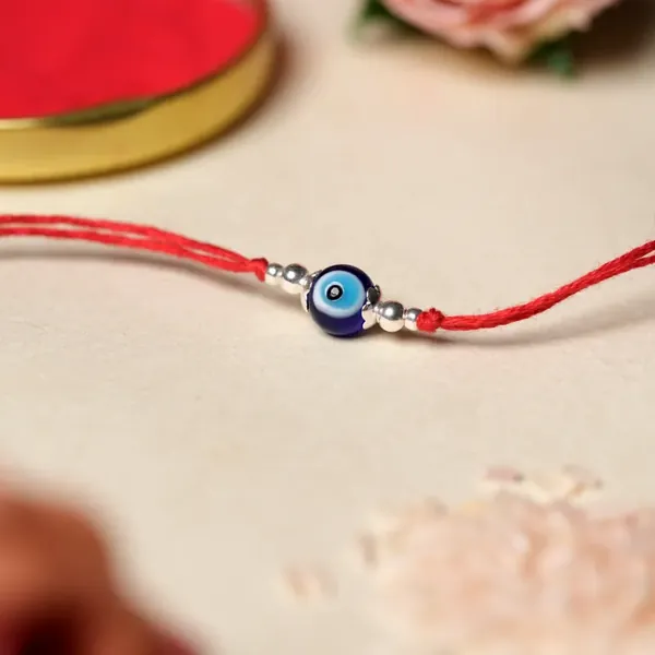 925 Sterling Silver Evil Eye Rakhi - view 2