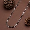 925 Silver Black Bead Men’s Chain
