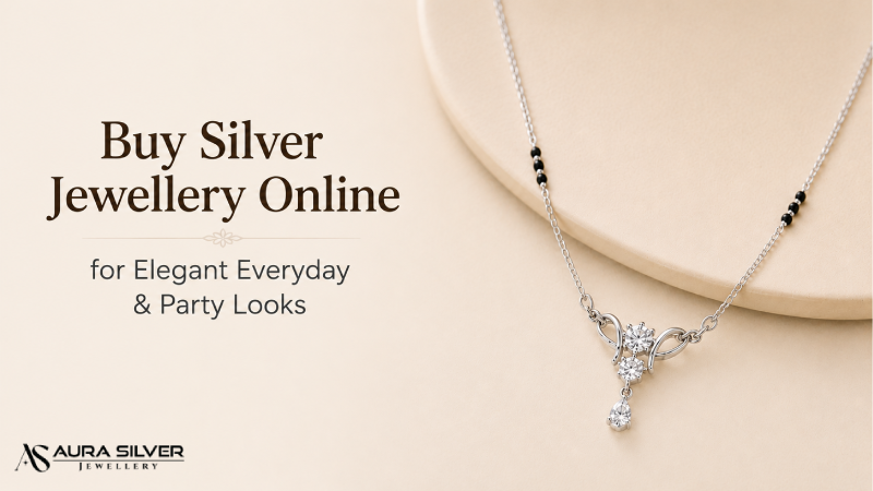 Buy Silver Jewellery Online for Elegant Everyday & Party Looks