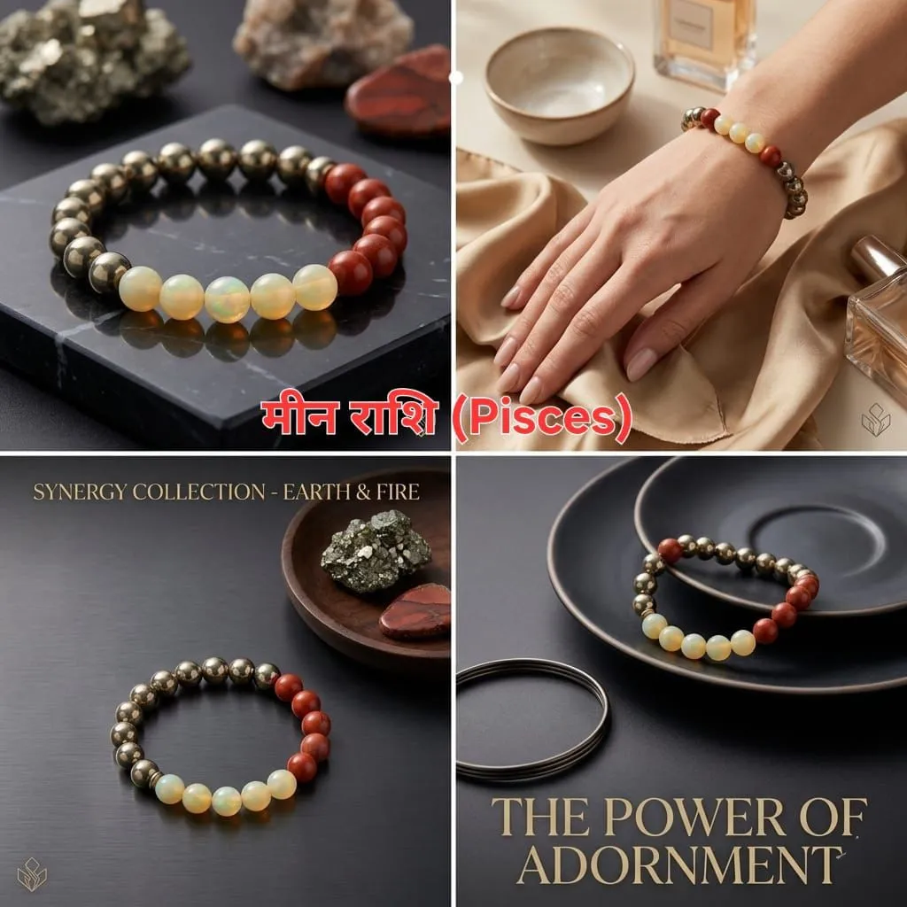 Pisces Zodiac Energy Bracelet for Men