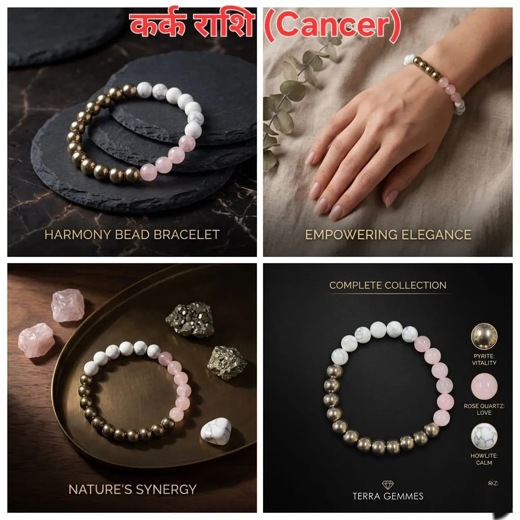 Cancer Zodiac Energy Bracelet for Men