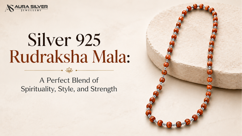 Silver 925 Rudraksha Mala: A Perfect Blend of Spirituality, Style, and Strength