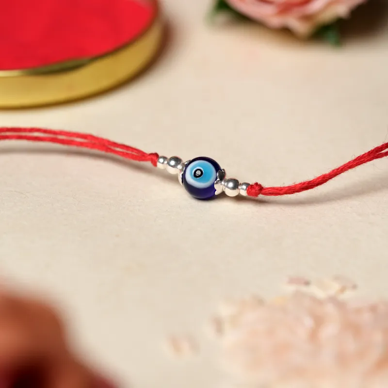 925 Sterling Silver Evil Eye Rakhi - Image 2