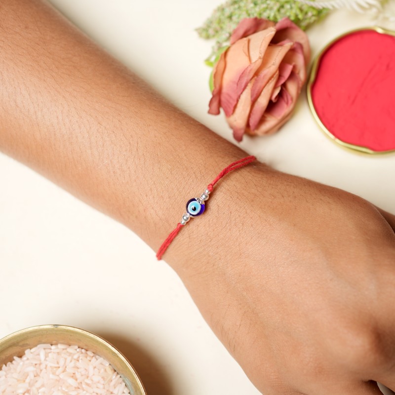 925 Sterling Silver Evil Eye Rakhi - Image 3