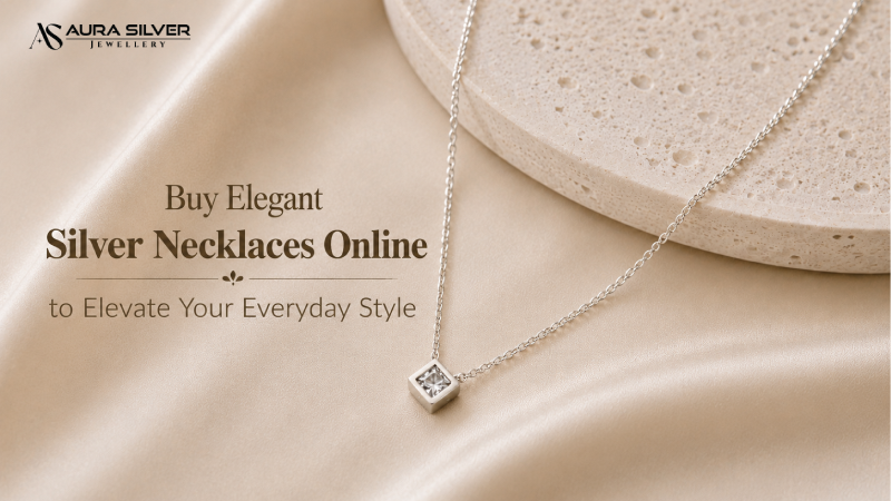 Buy Elegant Silver Necklaces Online to Elevate Your Everyday Style