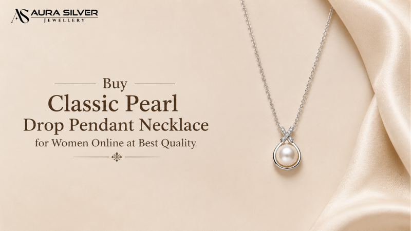 Buy Classic Pearl Drop Pendant Necklace for Women Online at Best Quality