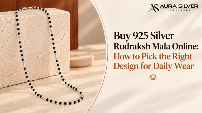 Buy 925 Silver Rudraksh Mala Online: How to Pick the Right Design for Daily Wear